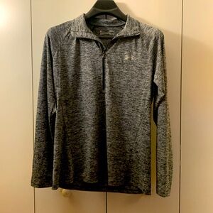Under Armor EUC Heat Gear Half Zip Long Sleeve Top